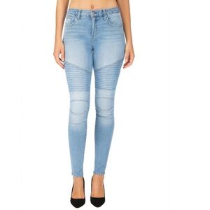 JAMES JEANS Moto Motorcycle Skinny Jeans Size 24